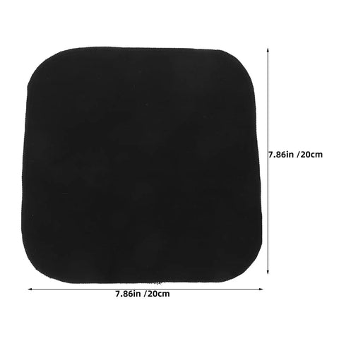 2 Pack Tough Fireproof Mat With High Heat Resistant Carbon Felt Blanket, 7.86in square size, ideal for welding and grilling protection.