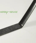 Corner view of Carbon Fiber Landing Gear For Extra260 RC Airplane 26CC, Ultra Lightweight High Strength Gear For Custom Builds