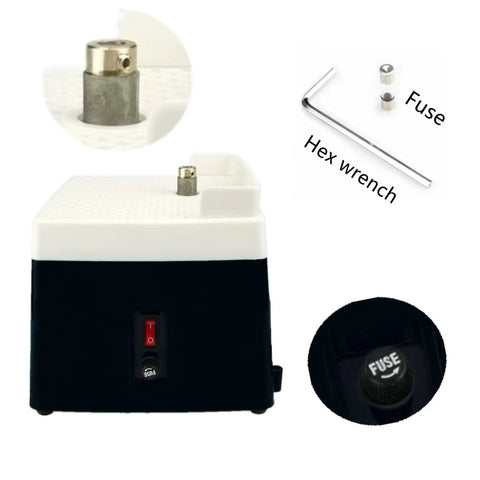 Portable Mini Glass Grinder 110V With A Zippy 4200Rpm Dc Motor And Auto Water Tank For Stained Glass Shells And Ceramic Diy Crafts Delivers An Effortless Setup And Arrives Ready To Rock With 5/8 Inch Bits Included