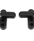 Kickass 180 Degree Rotating RV Table Lock Clip With Wicked Strong Steel Buckle For Thick Panels And Camper Trailers, black plastic fasteners.