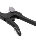 Black PVC Tube Pipe Cutter 42mm Cutting Diameter Stainless Steel With Anti Slip Handle Tail Lock For Home Plumbers Electricians And Mechanics Pro Grade Easy Grip Tool For Cutting PVC And Plastic Tubing
