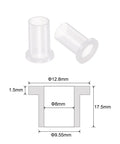 Heavy Duty Nylon Flange Bushings Engineered For Kickass Load Handling And Smooth Sliding Motion, showing dimensions and design.