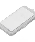 Storage box for 120Pcs E Clip Circlip Retaining Ring Set In Stainless Steel, various sizes, firm fixation, easy carrying.