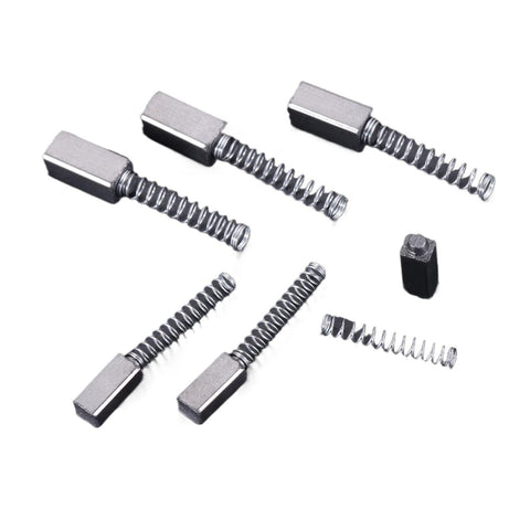 10Pcs Carbon Brushes 5.5x6x12mm Fits Replacement Accessories For Electric Motors Durable Conductivity Ideal Replacement Parts