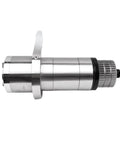 Heavy Duty Cnc Milling Spindle With Bt40 Taper And Belt Drive Featuring Knockout Power At 6000 Rpm With Automatic Tool Change and Precision Ball Structure For Slick Operation And Rock Solid Reliability Daily, shown from side view.