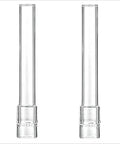 Two Pack Glass Tube Stem 110mm Straight Steam Chemistry Air Drying Tube For Standard Laboratory Setups pro grade glass