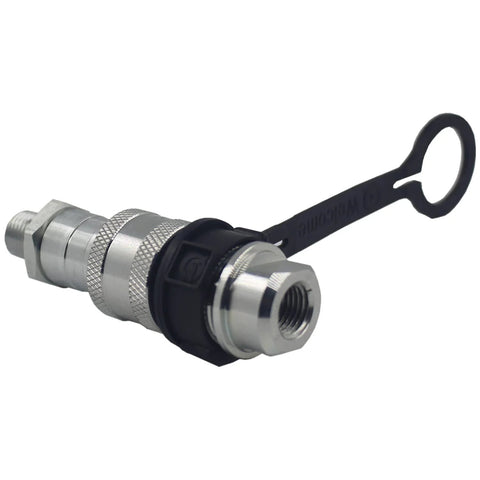 High-pressure hydraulic quick coupler 1/4 inch NPT for industrial use