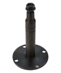 Beefy Exercise Bike Middle Wheel Axle Replacement Shaft For Front Fork With Nuts 20mm 165mm Length 60mm Hole Spacing Black Metal