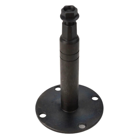 Beefy Exercise Bike Middle Wheel Axle Replacement Shaft For Front Fork With Nuts 20mm 165mm Length 60mm Hole Spacing Black Metal