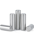 304 Stainless Steel Cylindrical Pin Locating Dowel Set, 12 mm Diameter, Solid Shaft Rod, Ideal For Industrial Fixtures