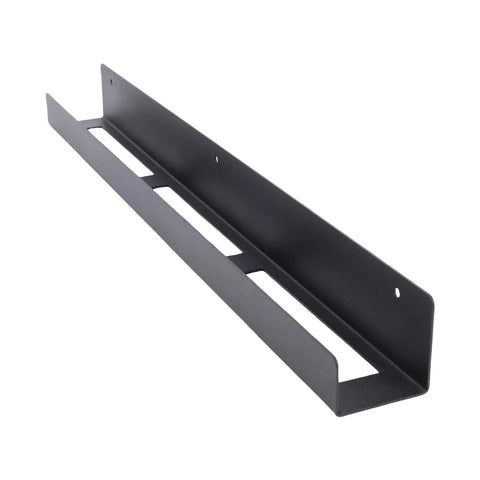 Rock Solid Wall Mounted Trigger Bottle Holder Rack For Garage Workspace And Mobile Detailing Cart With Heavy Gauge Coated Steel Frame side view