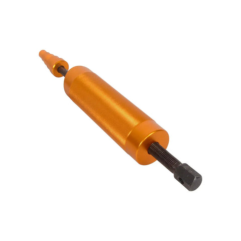 Rock Solid Heavy Duty Piston Pin Puller And Wrist Pin Remover Tool Made From Rust Resistant Aluminum Alloy with quick change adapter.