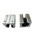 2 Pcs SBR16UU 16mm Linear Bearing Blocks For 16mm Linear Guide Rail Aluminum CNC Router Parts shown separately