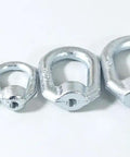 Heavy Duty Built Tough Half Inch 13 Bail Tap Thread Eye Nut UNC Standard Lifting Ring Eye Nut Hot Dipped Galvanized Drop Forged