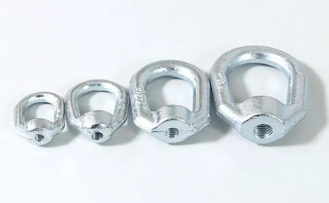 Heavy Duty Built Tough Half Inch 13 Bail Tap Thread Eye Nut UNC Standard Lifting Ring Eye Nut Hot Dipped Galvanized Drop Forged