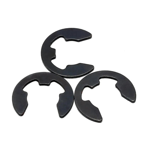 External E Clips Retaining Rings Set In Spring Steel For Shafts DIN6799 65Mn Bulk Pack Heavy Duty C Clip M1.2 To M24 Sizes