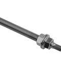 Close-up of M10 Hanger Bolts Kit With EPDM Seal For A2 Stainless Locking Nut And Adapter For Solar Panel Roof Mounting System Silver 250mm