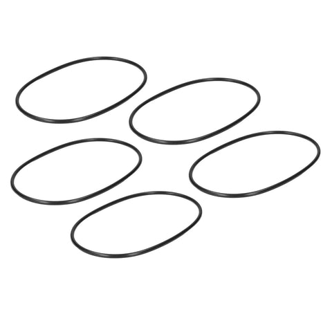 Round Rubber Motor Belt 5mm Diameter And 653mm Circumference 5 Pack For Industrial Machinery Transmission And Drive Systems Replacement Parts Ideal For Precise Mechanical Equipment And Heavy Duty Applications, five belts