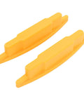 Two yellow GOWENIC 2PCS Magnetic Stud Finder for Drywall and Wood tools designed for locating studs.