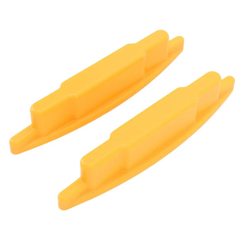 Two yellow GOWENIC 2PCS Magnetic Stud Finder for Drywall and Wood tools designed for locating studs.