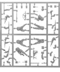 30 Piece Mid To Late War Waffen-SS Grenadiers Plastic Miniatures sprue for Bolt Action WW2 tabletop gamers with diverse weapon parts
