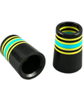 Three Pack.370 Tip Ferrules For Taper Tip Irons And Wedges With Durable Rubber Sleeve And Mixed Color Rings Easy Grip Upgrade For Any Golfer