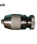 Heavy Duty Keyless Drill Press Chuck Compatible With Delta Dp350 Workshop Machinery, 1/2 inch steel chuck for precise gripping.