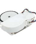Left And Right Wheel Replacement Set For Eufy RoboVac L70 Hybrid Robot Vacuum Cleaner, showing a single wheel with wiring.