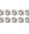 10Pcs Zinc Alloy Cabinet Shelf Pins With Flush Screws And Tarnish Resistant Finish 3-In-1 Connecting Dowels image