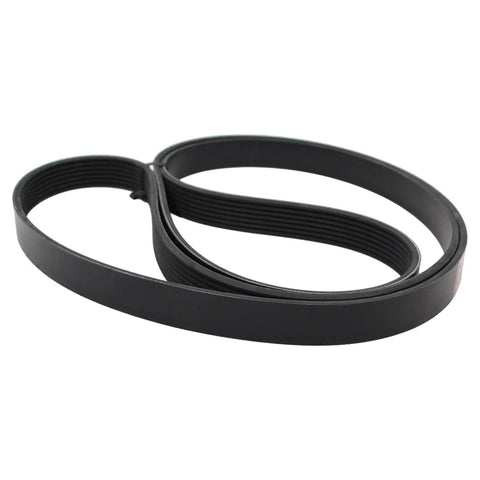 Heavy Duty L4 Engine Serpentine Drive Belt For 2006 2011 Honda Civic 1.8 Liter, rubber belt, 7 rib, 85.21 inches long.
