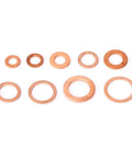 Solid Copper Flat Washers Assorted Set M5 To M14 Including 200 Pcs For Electrical Insulation Stopping Galvanic Corrosion On Aluminum Steel Or Auto Wiring Solar Panels Load Distribution Kit Good For Home Or Garage Use Solid Copper Gear You Gotta Grab, assorted copper washer sizes
