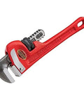 Heavy Duty 14 Inch Straight Pipe Wrench With Forged Alloy Jaws For Fast Gripping And Quick Ratcheting Action 2 Inch Pipe Capacity Red Plumbers Wrench Built For Pro And Home Use In Tight Spots