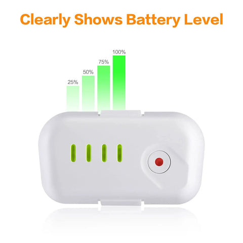 Phantom 3 Replacement Intelligent Flight Battery Two Pack 15.2V 4480mAh 68Wh Extended Power battery showing charge levels