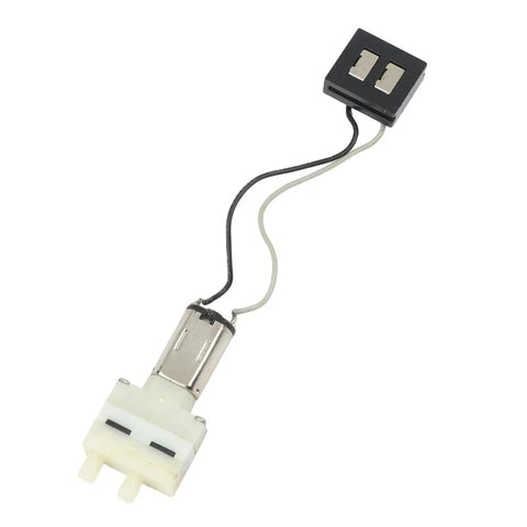Heavy Duty Water Pump Motor Replacement For Robot Vacuum Cleaner with black and silver motor head and connector wire.