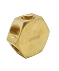 3/8 Inch Brass Round Manifold With Five 3/8 NPT Female Outlets And One Inlet Flat Hex Brass Block For Pneumatic Systems