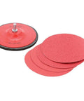 Disc Sanding StickFast Kit 5 Inch Coarse 120 Grit Premium Coated With Industrial PSA Backing