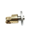 Heavy Duty Brass Rotary Union Swivel Connector Flange for Hot and Cold Water, 1-1/4 Inch, Unidirectional Flow, High Temperature Tolerance 50C To 120C, Built Tough for Water Hydraulic and Air Media, side view