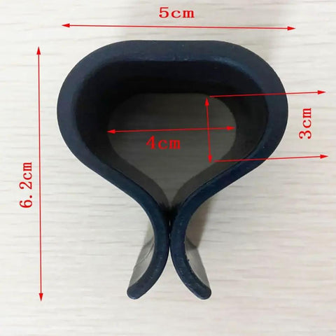 Non Slip Garden Furniture Clips For Rattan Chairs And Sectional Sofas High Heat Resistant Plastic Connectors, black, size 5x6.2 cm