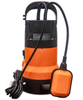 Heavy Duty 0.5 Hp Submersible Utility Pump Delivering A Sweet 3500 GPH Flow Rate, 110V Portable Sump Pump with power cord.