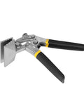 Pro Grade Sheet Metal Bender And Hand Seamer Pliers for bending, seaming, and flattening metal, alloy steel build, 80mm bent type pliers