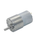 Built Tough All Metal Planetary Gear Motor With 37mm Gearbox 12V 24V DC Reduction Drive D Type Reducer 76 RPM