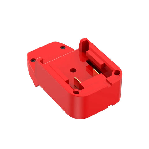 Adapter For Bauer 20V Cordless Tools To Run Milwaukee M18 Red Slider Lithium Batteries, Adapter Only, Not For Charging