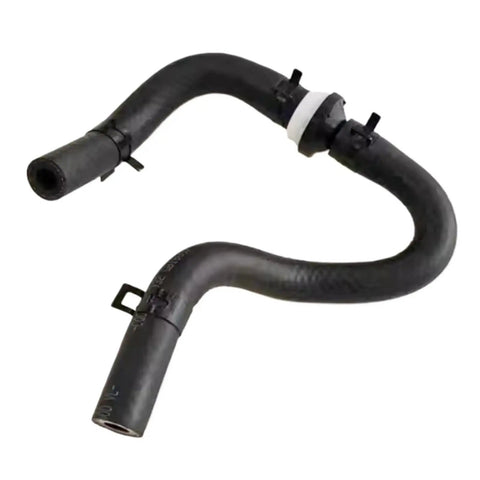 Heavy Duty Brake Booster Vacuum Hose Assembly With Check Valve For Hyundai Solaris Verna Accent. Replace Cracked Rubber Line Kit 59130-1R000 And 591301R000 To Fix Spongy Pedal Smooth Braking Now. black rubber hose with check valve