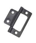 Black hinge from Tough As Nails Concealed Rotating Door Hinges 12 Pack In Black For Cabinets And Home Use, Easy Install, Heavy Duty Load Bearing