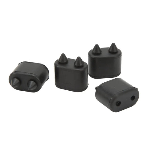 Top Tier Rubber Door Jamb Bumpers For Cutlass 1968 To 1972 And Olds 442 442 W30 Hurst Stop Squeaks Prevent Body Dings And Locks Quietly Fit F85 Rallye Classic Gear. 4 black rubber bumpers set