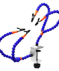 No Hands Soldering Clamp Aid With Four Alligator Clips Wire Clip Holder For In Field Soldering And Auto Wiring Protective Sleeves