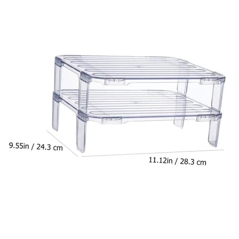 Multi Purpose Refrigerator Storage Shelves And Sturdy Fridge Organizer Rack Keep Your Kitchen Tight And Tidy As A Whistle With This Game Changing Rack Setup For Lightning Fast Access