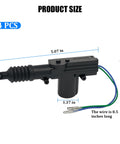 Universal 4 Pack Car Door Lock Actuators 12V 2 Wire High Power Central Locking System Kit dimensions illustration