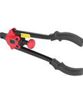 Rivet Nut Kit With High Carbon Steel Hand Riveting Pliers M3 To M10 Capacity Sliding Socket Handle, black and red design