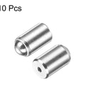 Top Shelf Heavy Duty Stainless Steel Ball Plungers 10 Pack 2Mm X 3Mm 8N Force Positioning Pins for furniture and machinery, showing two plungers.